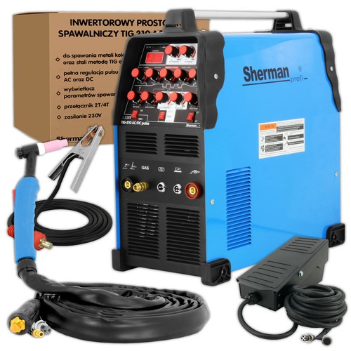 Sherman tig 210 200a - tig, ac/dc